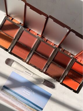 Morphe Cheek Thrills Bronze & Tone Duos AND Face Trio (Set 5 + Brush)
